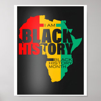 Póster Poster de historia negra de Bhm