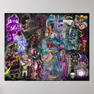Póster Poster de historias épicas