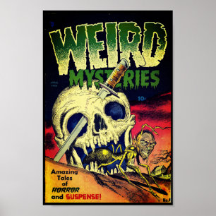 Póster poster de historietas de los años 50