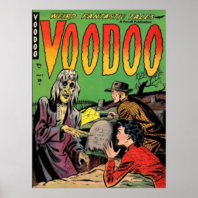 Póster Poster de historietas de VOODOO (Frente)