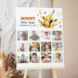 Póster Poster de hito fotográfico de cumpleaños de Rockst