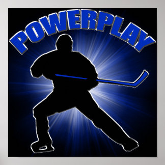 Póster Poster de hockey Powerplay
