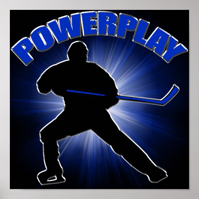 Póster Poster de hockey Powerplay (Frente)