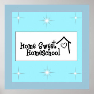 Póster Poster de Hogar Sweet Homeschool