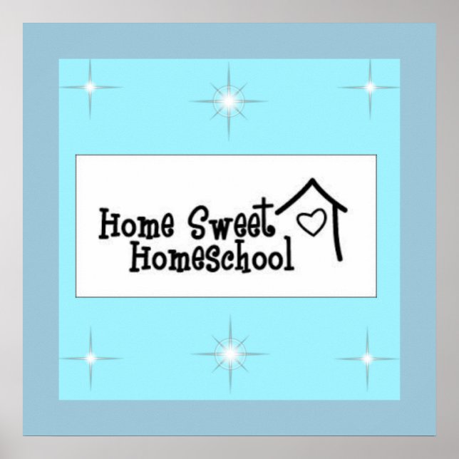 Póster Poster de Hogar Sweet Homeschool (Frente)