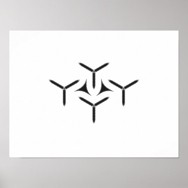 Póster Poster de hoja gótica (Frente)