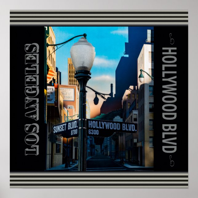 Póster Póster de Hollywood Blvd. (Frente)