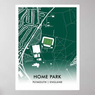 Póster Poster de Home Park - Hogar de Plymouth Argyle FC,