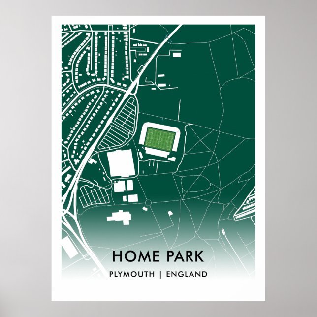 Póster Poster de Home Park - Hogar de Plymouth Argyle FC, (Frente)