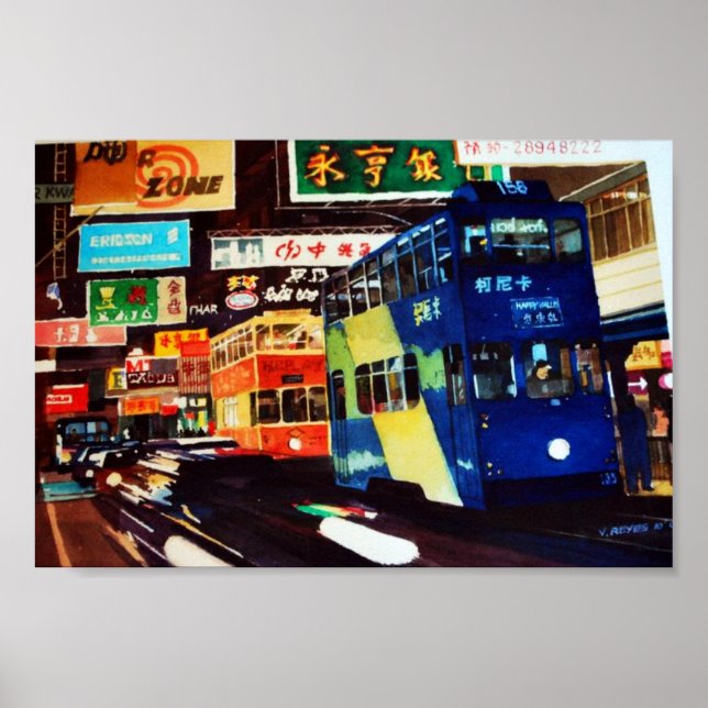 Póster Poster de Hong Kong (Frente)