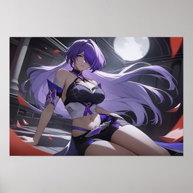 Póster Poster de Honkai Star rail Acheron (Frente)