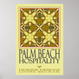 Póster Poster de Hospitalidad de Palm Beach