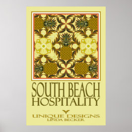 Póster Poster de Hospitalidad de South Beach