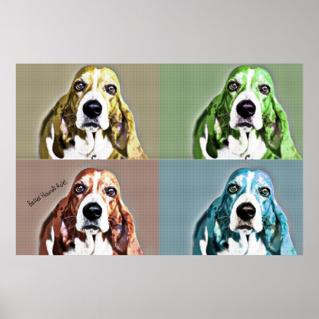 Póster Poster de Hound Basset (Frente)