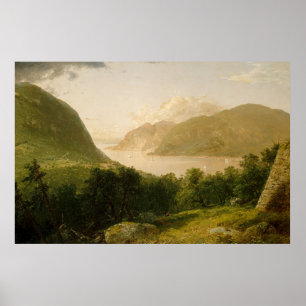 Póster Poster de Hudson River Scene 1857