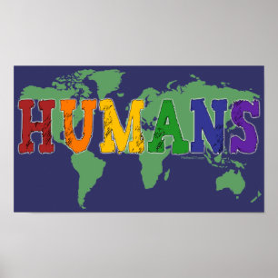 Póster Poster de Humanos