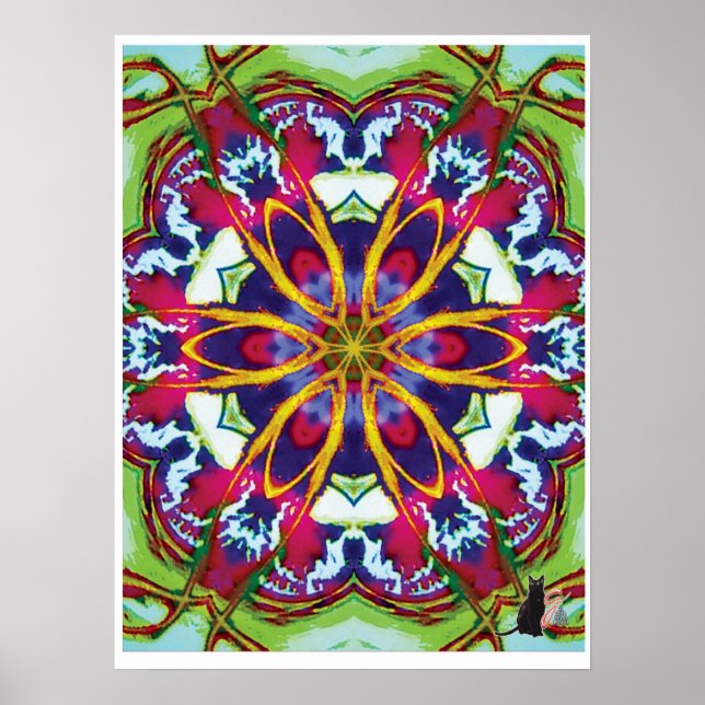 Póster Poster de Hummers Kinetic Collage Kaleidoscope (Frente)