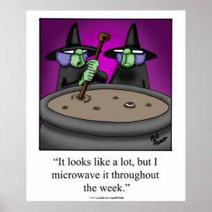 Póster Poster de humor divertidísimo para Halloween