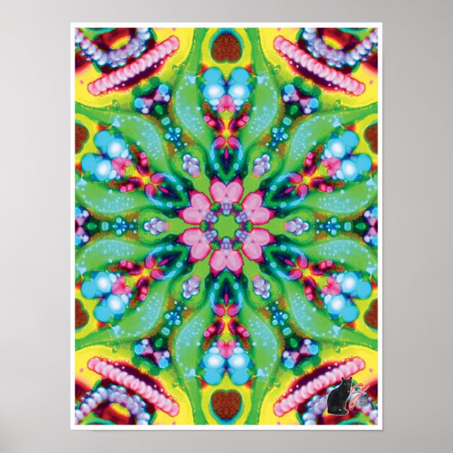 Póster Poster de Hydra Kinetic Collage Kaleidoscope (Frente)