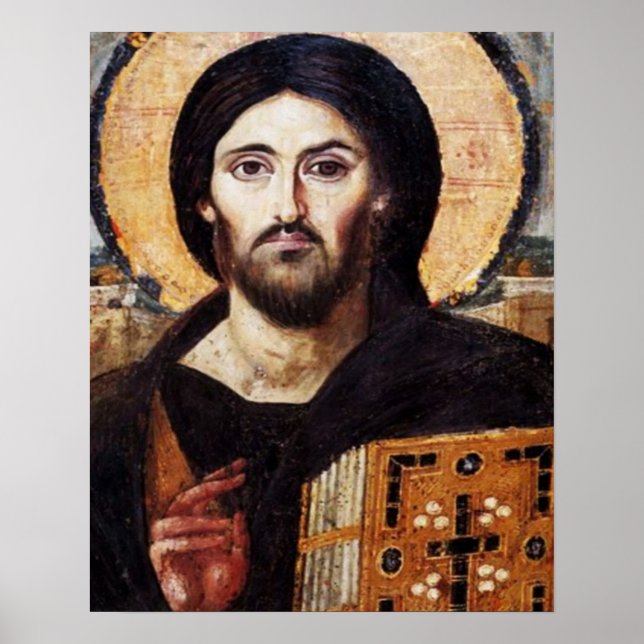 Póster Poster de iconos de Jesus Pantocrator (Frente)