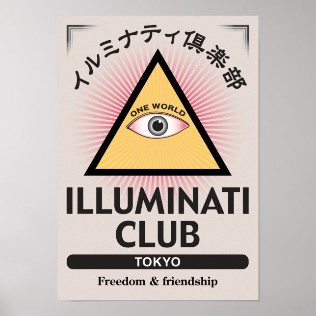 Póster Poster de Illuminati Club 01 (Frente)