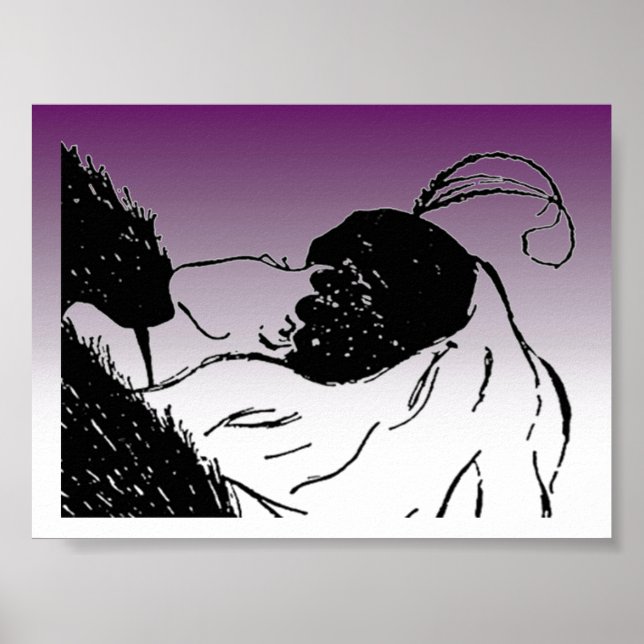 Póster Poster de ilusión de joven o anciana (Frente)