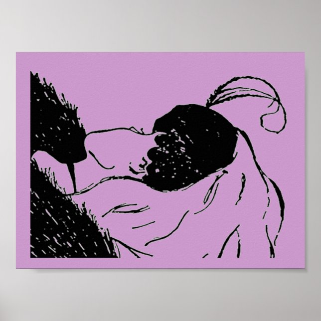 Póster Poster de ilusión de joven o anciana (Frente)