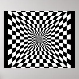 Póster Poster de ilusión óptica