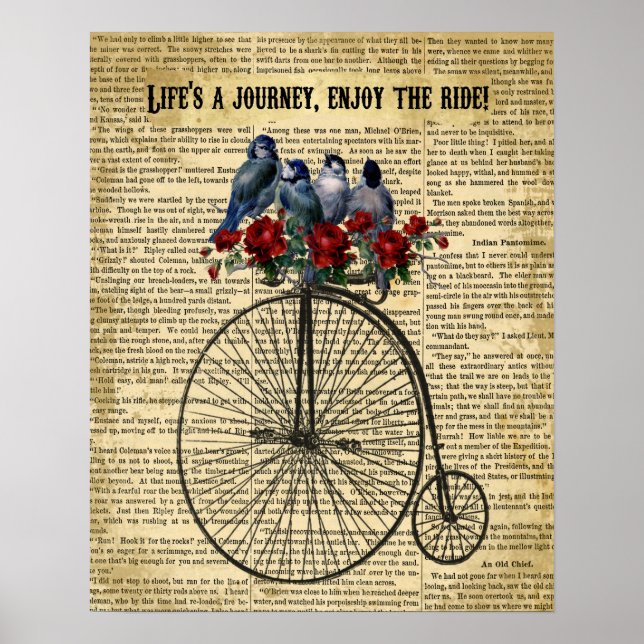 Póster poster de ilustraciones inspiradoras (Frente)