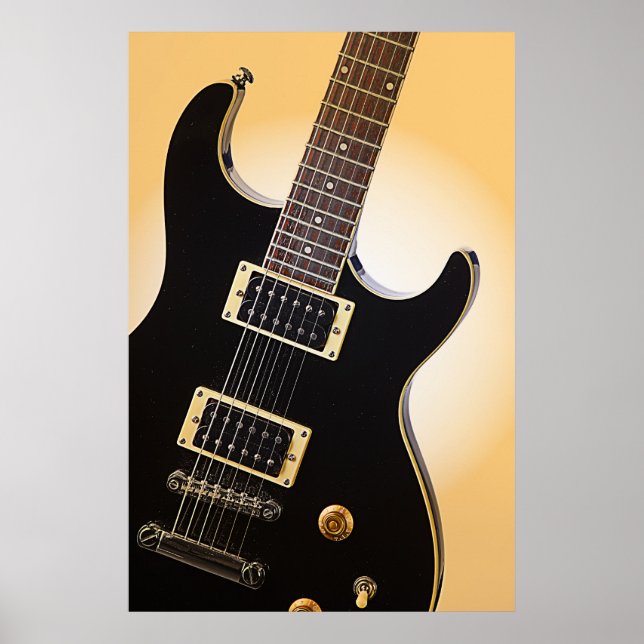 Póster Poster de imágenes de guitarra (Frente)