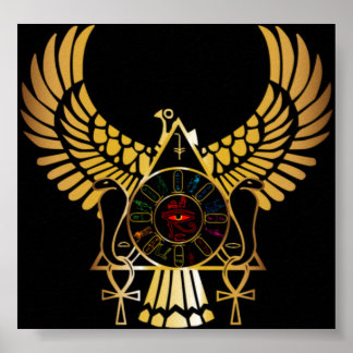 Póster Poster de imágenes egipcio