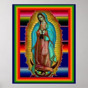 Póster Poster de imágenes impresas de nuestra Señora de G