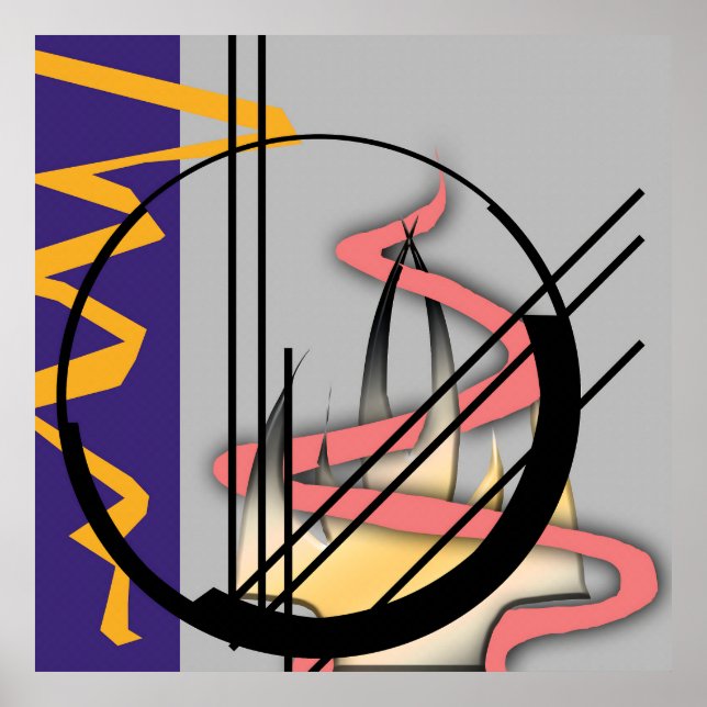 Póster Poster de impacto contemporáneo (Frente)