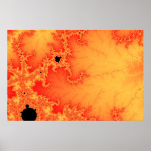 Póster Poster de incendios de carbón