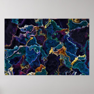 Póster Poster de inclinación de aceite