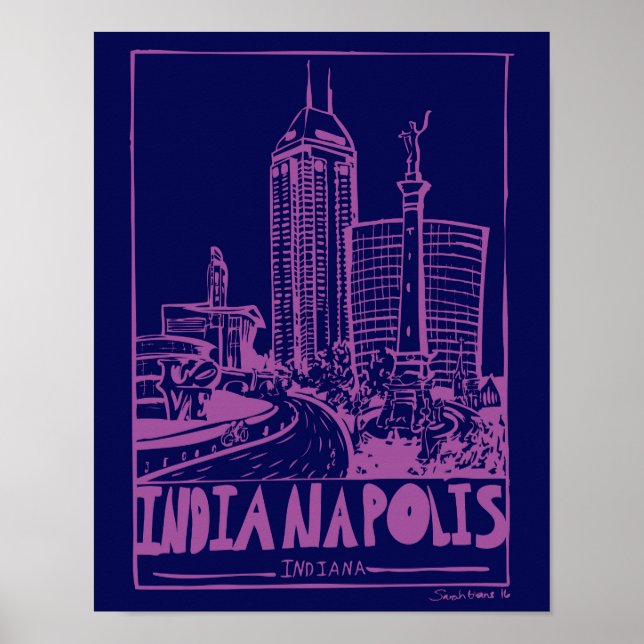 Póster Poster de Indianápolis (Frente)