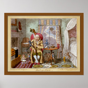 Póster Poster de indigestión