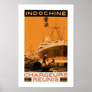 Póster Poster de Indochine Chargeurs Reunis