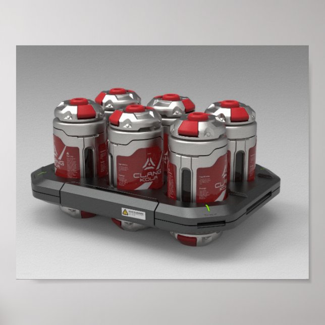 Póster Poster de Ingenieros Espaciales - Clang Cola (caja (Frente)