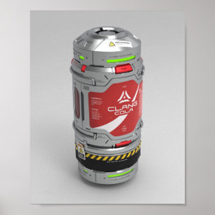 Póster Poster de Ingenieros Espaciales - Clang Cola (sing