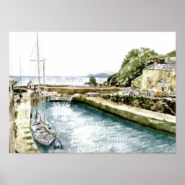 Póster poster de 'Inner Harbor and Pier House' (Frente)