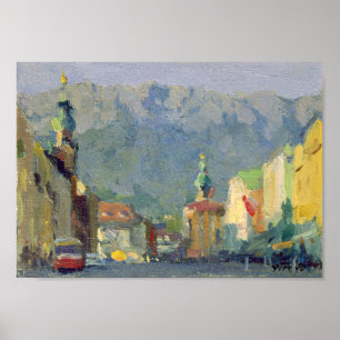 Póster Poster de Innsbruck Austria del Bello Artes