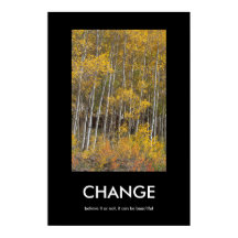 Poster de inspiración del CAMBIO de otoño de Aspen