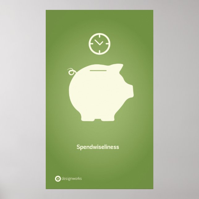Póster Poster de inteligencia de 18" x 30" (Frente)