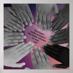 Póster Poster de inteligencia del corazón