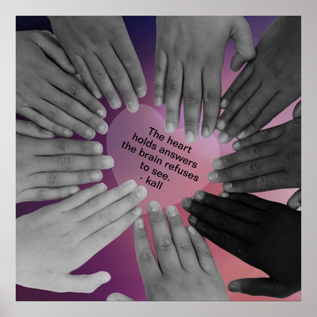 Póster Poster de inteligencia del corazón (Frente)