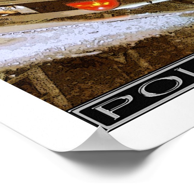 PÓSTER POSTER DE INTERCEPTOR DE POLICÍA (Esquina)