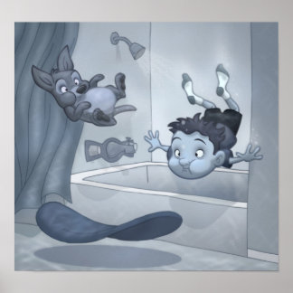 Póster poster de "Inundación en la casa"