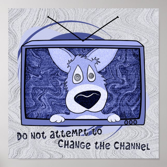 Póster Poster de invasión de televisión de Corgi (Frente)