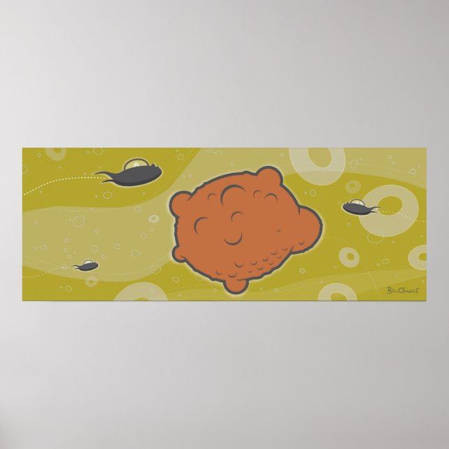 Póster Poster de invasor espacial (Frente)